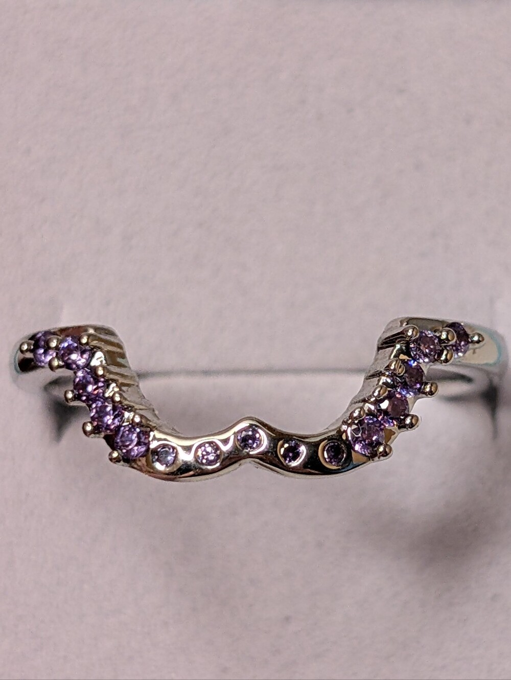 3 for $25 Fragrant Jewels Size 8.5 Ring Purple Stone Parada - Carnival NWOT
